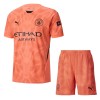 Conjunto (Camiseta+Pantalón Corto) Portero Manchester City Segunda Equipación 2024-25 - Niño